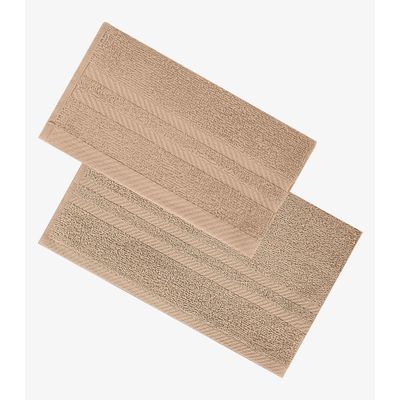 Kit Toalha De Rosto E Banho Algodão Rovitex Home Marrom UN / Marrom