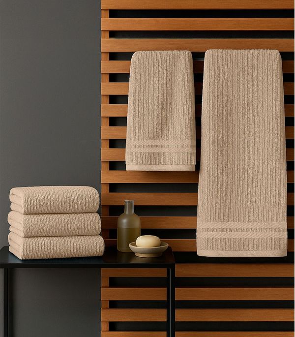 Kit Toalha De Rosto E Banho Algodão Rovitex Home Marrom UN / Marrom