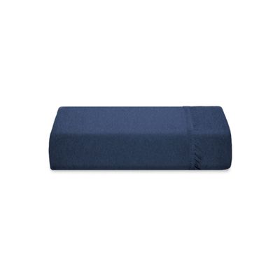 Jogo De Cama Casal Malha 3 Peças Fusion Vivaldi Azul UN / Azul