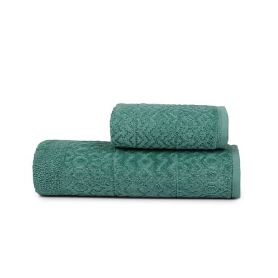 Toalha De Banho Loft Fio Penteado Atlantica Verde UN / Verde