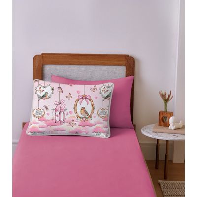 Jogo de Cama Solteiro Aqua Fun Vivaldi Rosa UN / Rosa