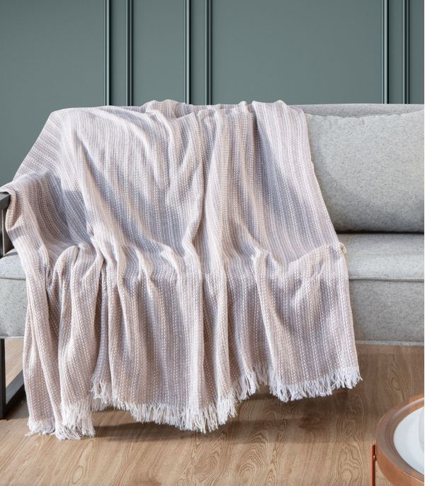 Manta Para Sofá Sevilha 170 Cm x 150 Cm Adomes Rosa UN / Rosa