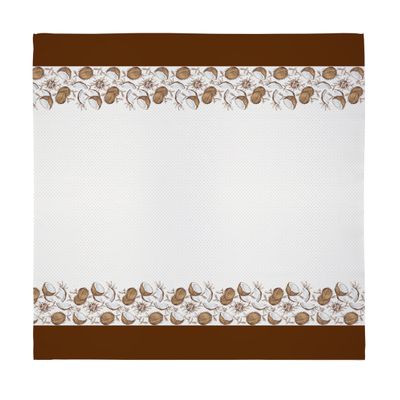 Toalha De Mesa Retangular 8 Lugares Teka Branco UN / Branco