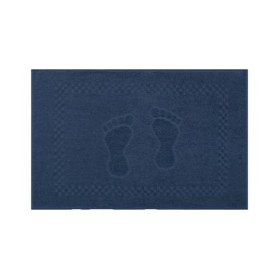 Toalha De Piso Pezinho Em Jacquard Appel Azul UN / Azul