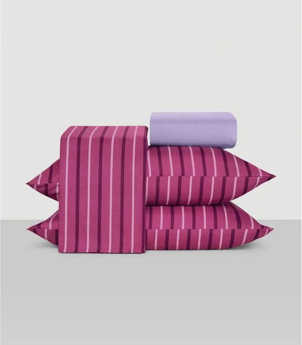 Jogo De Cama King 4 Peças Lar E Lazer Rosa UN / Rosa