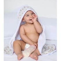Toalha Com Capuz Bebê Vivaldi Bege