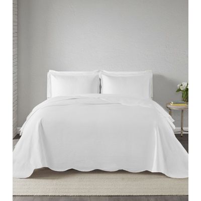 Jogo De Colcha Milao Casal 3 Peças Corttex Branco UN / Branco
