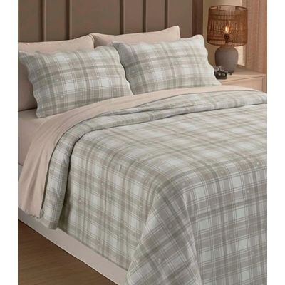 Kit Cobre Leito Matelassê King Appel Bege UN / Bege