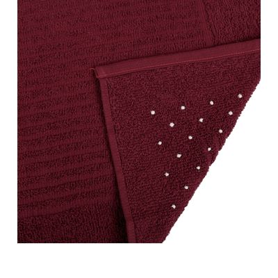 Toalha de Piso Basic Com Antiderrapante Atlântica Vermelho UN / Vermelho