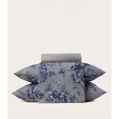 Jogo De Cama 3 Peças Color Art Solteiro Corttex Branco UN / Branco