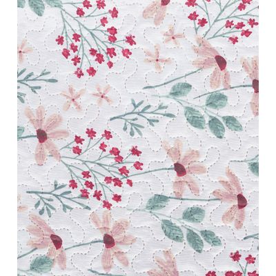 Colcha Dupla Face Solteiro 150 Fios Camesa Rosa UN / Rosa