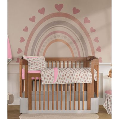 Fronha Avulsa Baby Estampada Vivaldi Rosa UN / Rosa
