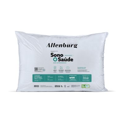 Travesseiro Sono e Saúde Antimicrobiana Altenburg Branco UN / Branco