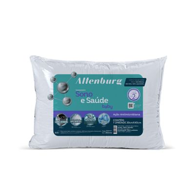 Travesseiro Sono E Saúde Baby Altenburg Branco UN / Branco