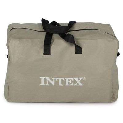 Barco Bote Inflável Intex Excursion para 5 Pessoas até 600Kg 368x170x46cm com Remos Alumínio Cinza