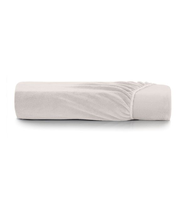 Lençol Plush Casal Com Elástico Altenburg Bege UN / Bege