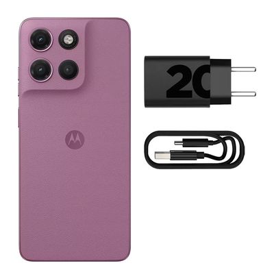 Smartphone G17 Tela 6,7 Polegadas 128GB 4G Câmera 50MP Motorola Rosa Quartz / Bivolt