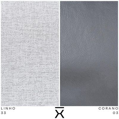 Poltrona Decorativa Jade Tressê Pés Palito Corano Cinza/algodão Cinza - Nexta Casa