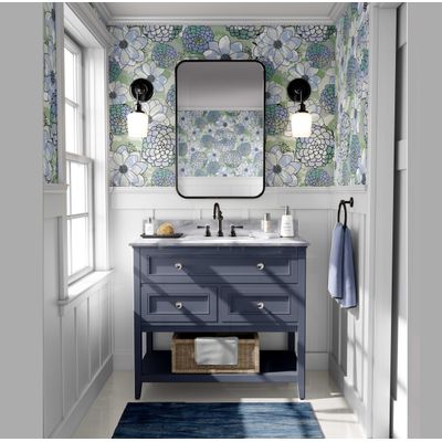 Papel de Parede Autoadesivo Estampa Flores de Pêssego Pastel Verde Vinílico Impermeável Removível para Inquilinos Quarto/Sala - S4sassy 63,5 cm (L) × 152,4 cm (C) / Verde - Vinil Texturizado