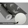 Papel de Parede Autoadesivo Pássaros Voando com Pontos, Vinil Cinza Removível para Parede de Entrada, Decoração Fácil - S4sassy 63,5 cm (L) × 914,4 cm (C) / Cinza - Vinil Texturizado