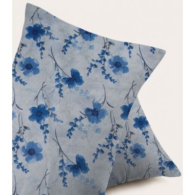 Jogo De Cama 4 Peças Supercal Queen Corttex Azul UN / Azul