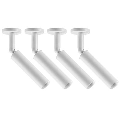 Kit 4 Spots Luminárias de Teto Branco Iluminação Interna G9 Direcionável Neo Dital Sala Escritório