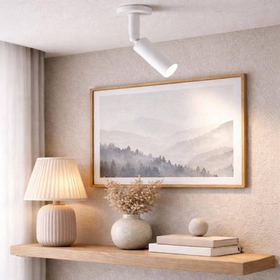 Kit 4 Spots Luminárias de Teto Branco Iluminação Interna G9 Direcionável Neo Dital Sala Escritório