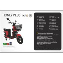 BICICLETA ELÉTRICA HONEY PLUS LARANJA