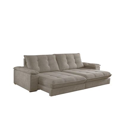 Sofá Dublin 02 Módulos De 90cm Br25cm Meu Sofá Online B002 Veludo Capuccino