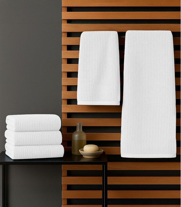 Kit Toalha De Rosto E Banho Algodão Rovitex Home Branco UN / Branco