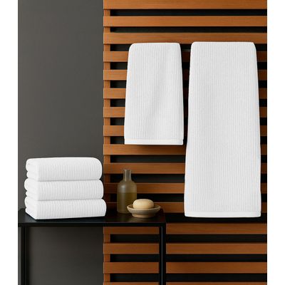 Kit Toalha De Rosto E Banho Algodão Rovitex Home Branco UN / Branco