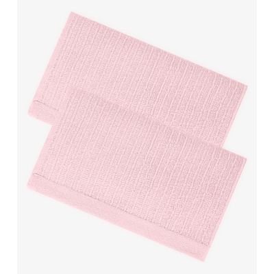 Kit 2 Toalhas De Rosto De Algodão Rovitex Home Rosa UN / Rosa