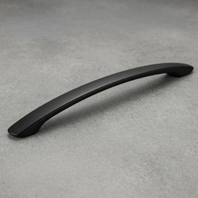 Kit 25 Puxadores Alça para Móveis Reale 12,8cm Preto Industrial Bigfer Gavetas