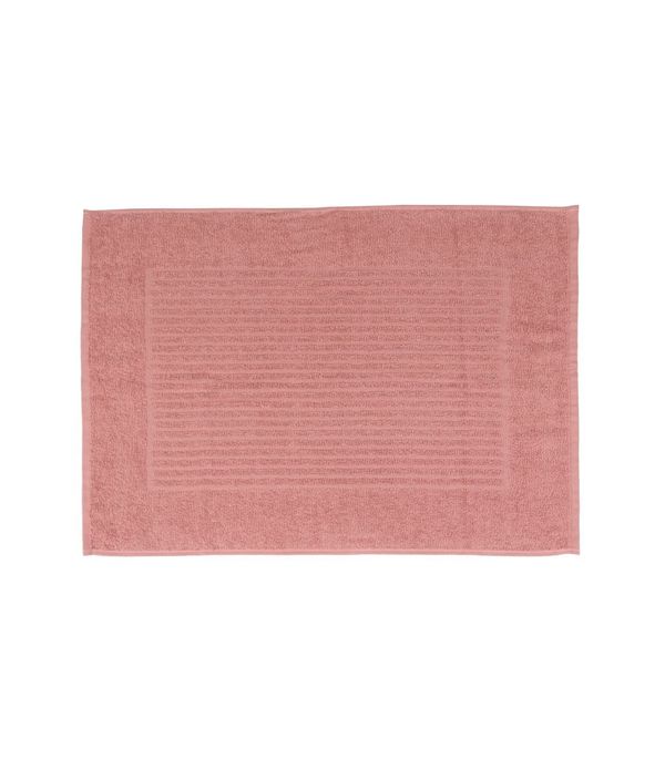 Toalha de Piso Basic Com Antiderrapante Atlântica Rosa UN / Rosa