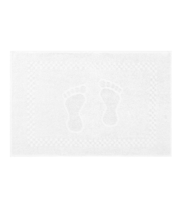 Toalha De Piso Pezinho Em Jacquard Appel Branco UN / Branco