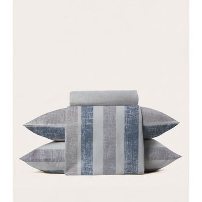 Jogo De Cama 4 Peças Supercal Queen Corttex Azul UN / Azul