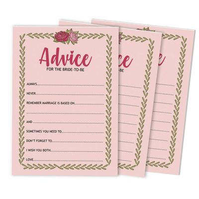 50 Cartões Florais Quadrados em Branco para Preencher, Chá de Noiva e Despedida de Solteira - Inkdotpot 12,7 Cm × 17,78 Cm / Laranja - Esmalte ou Filme