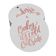 Etiquetas Pendentes de Papel Metalizado 'Baby It's Cold Outside' para Lembrancinhas de Chá de Bebê - Inkdotpot 100 Etiquetas Metalizadas / Branco - Ouro Rosé