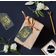 Etiquetas Pendentes Metalizadas para Lembrancinhas de Garrafas de Natal 'Merry And Bright' - Inkdotpot 50 Etiquetas Metalizadas / Cinza - Ouro Rosé