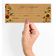 Vale-Presente Vazios Kraft Rústico Girassol para Feriado/Aniv./Negócios/Rest./Spa/Salão/Casamento 45 Cupons DIY - 21,6x8,9 cm - Inkdotpot 21,59 Cm × 8,89 Cm / Marrom