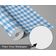 Papel de Parede Xadrez Azul, Vinil Autoadesivo, Revestimento Decorativo de Parede, Fácil Instalação DIY para Quarto e Sala - S4Sassy 63,5 cm (L) × 152,4 cm (C) / Azul - Vinil Liso