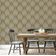 Papel de Parede Motivo Folha Estilo Asiático, Vinil Autoadesivo Decorativo, Fácil Instalação DIY para Quarto e Sala - Verde - S4Sassy 63,5 cm (L) × 152,4 cm (C) / Verde - Vinil Texturizado