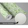 Papel Vinílico Autoadesivo Impermeável Estampa Chic de Pássaros e Corais Verde Removível para Quartos, Inquilinos e Armários - S4Sassy 63,5 cm (L) × 152,4 cm (C) / Verde - Vinil Texturizado