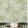 Papel de Parede Autoadesivo com Estampa de Folhas, Papel Contact Vinílico Impermeável, Verde, Removível, Ideal para Locatários - S4Sassy 63,5 cm (L) × 914,4 cm (C) / Verde - Vinil Liso