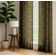 Cortinas Extra Longas de Algodão para Tetos Altos/Portas Francesas - Filtra Luz, Canaleta/Alças - 2 Painéis - Flores Botânicas - Vargottam 132,08 Cm (L) × 243,84 Cm (C) / Verde