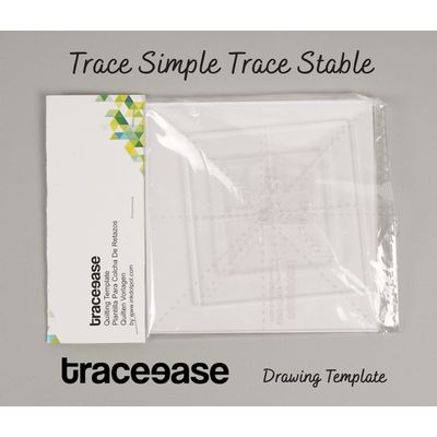Estênceis Geométricos Quadrados 4 Peças 2,5/5,1/7,6/10,2 cm Régua Estêncil DIY para Medições Geométricas 0,3 cm de Espessura - Traceease Amarelo