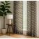 Cortinas de Algodão Extra Longas - Tetos Altos/Portas Francesas - Filtrantes, Bolso/Abas Traseiras p/ Varão, 2 Painéis - Folhas - Vargottam 132,08 Cm (L) × 213,36 Cm (C) / Bege