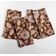 Guardanapos de Algodão Canvas Luxo, Conjunto de 12, 51 cm, Estampa Folhas Marrons, Grossos, Absorventes e Laváveis à Máquina - Vargottam 50,8 Cm × 50,8 Cm – Pacote Com 12 Peças / Marrom