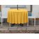 Toalha de Mesa Redonda 147 cm Int./Ext. com Furo para Guarda-Sol Impermeável Pátio Primavera/Verão Quintal/Churrasco Amarela - Vargottam 147,32 Cm × 147,32 Cm – Com Furo Para Guarda-Sol / Amarelo