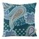 Capa de Almofada Decorativa Estampada Tema Azul - Vargottam 60,96 Cm × 60,96 Cm – Retangular / Azul